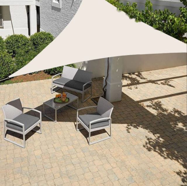Napvitorla 4x4x4m bézs 180g/m2