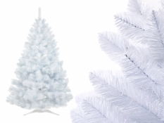 Karácsonyfa - Jegenyefenyő 220cm Fehér Elegance