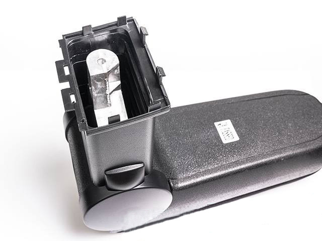 Könyöktámasz VW POLO 5 model 6R - fém adapter, fekete, öko-bőr