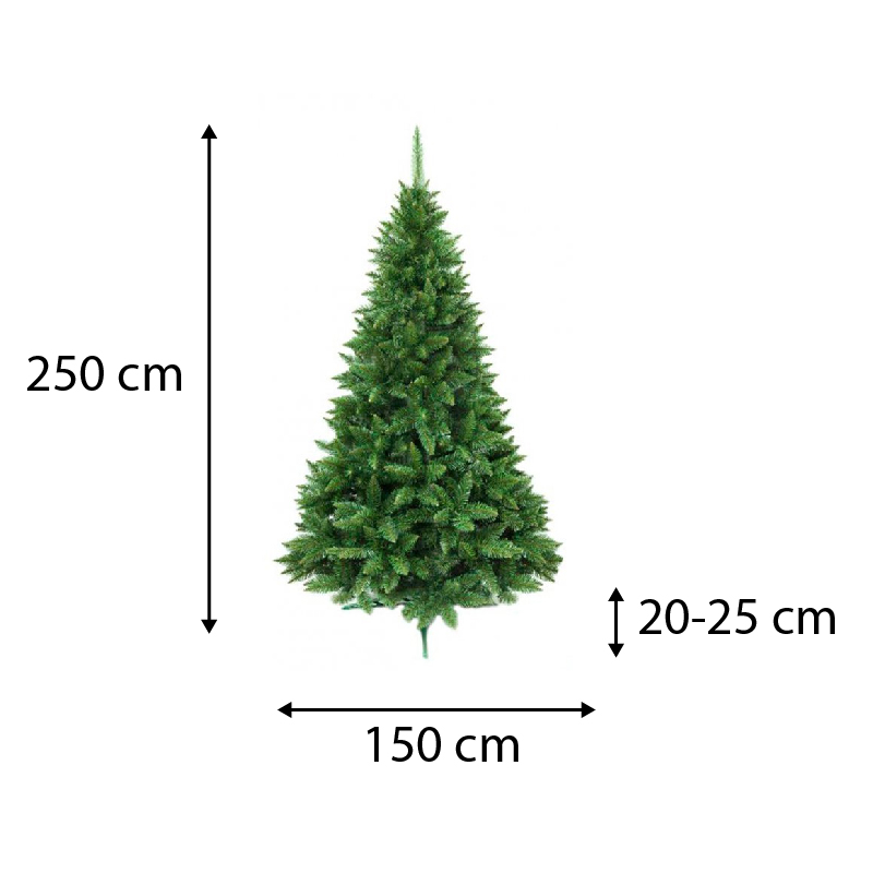 Karácsonyfa Jegenyefenyő 250cm hegyi