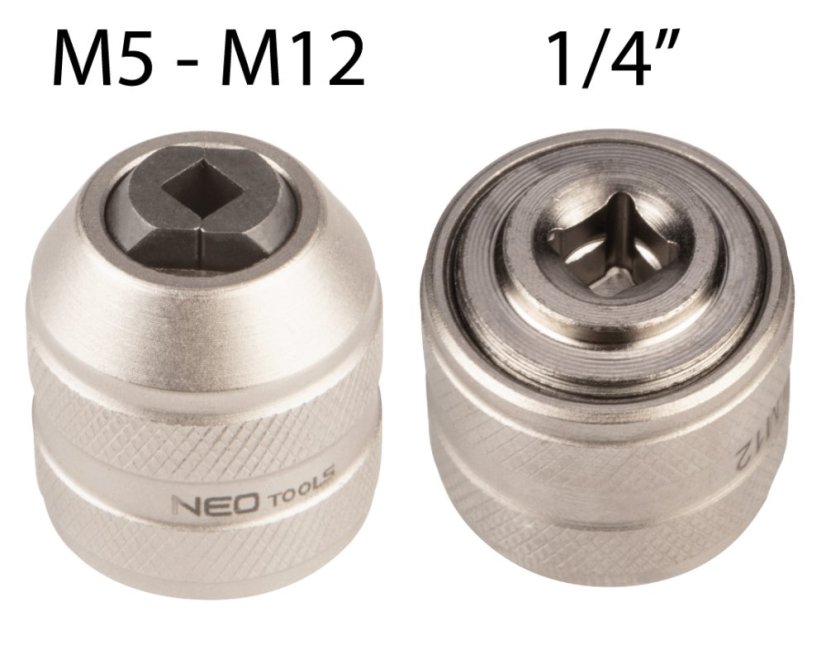 Adapter csapokhoz, 1/4" DR M5-M12 12-905 12-905