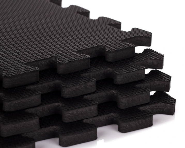 Saltea tip puzzle pentru exerciții fizice 122x122x1cm Black