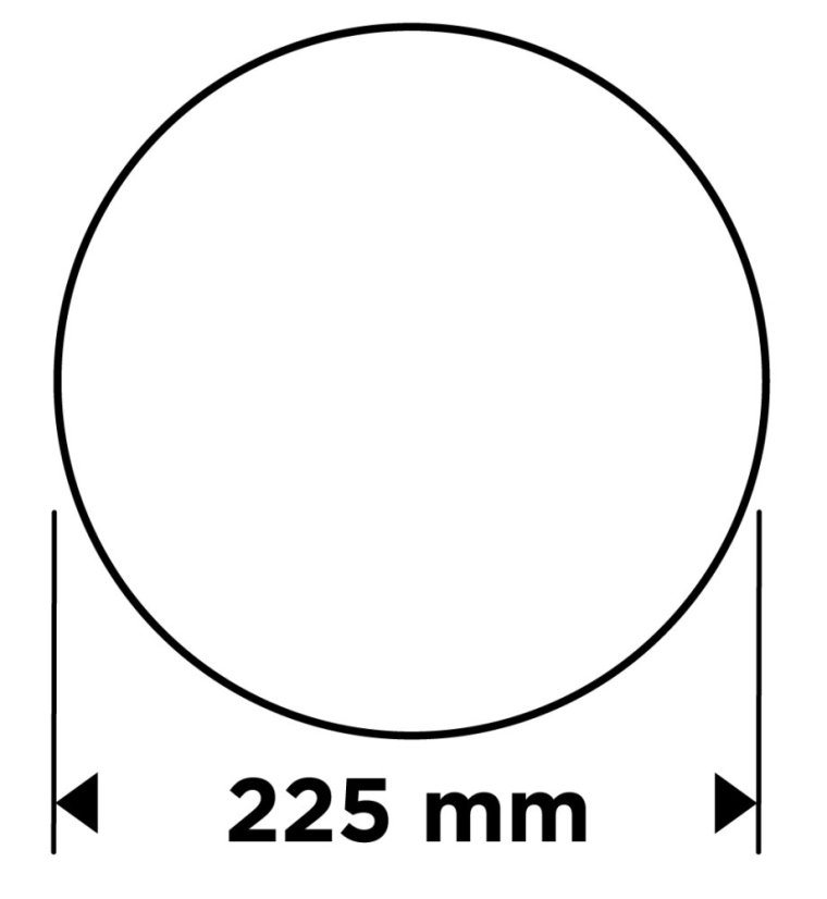 Csiszolókorongok, perforált, tépőzáras lyukakkal 225 mm, P60, 5 db 58T271
