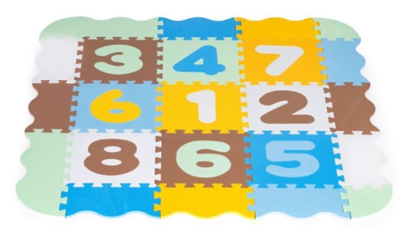 Hab puzzle - oktató szőnyeg 114x87cm Color number