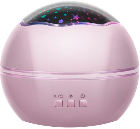 LED éjszakai lámpa – projektor 2 az 1-ben Pink