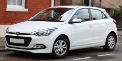 Cotieră Hyundai I20 2 - Armster 2, piele-eco, gri