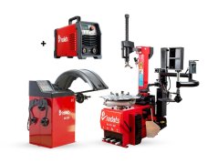 Zvýhodněný set pro pneuservis – vyvažovačka W-220, vyzúvačka M-221 3D-1 + svářečka SA-160