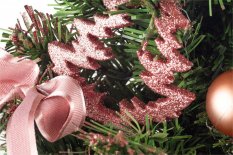Коледна елха Елхово дърво за маса 60 см Розово