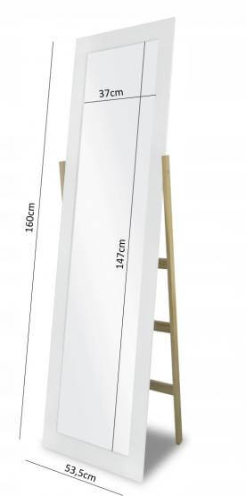 Tükör 160cm White Visum