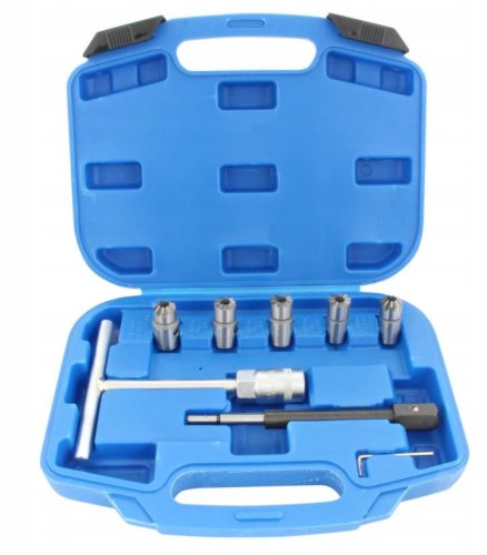 Фрези за възстановяване на гнездата на инжекторите - Diesel 8 броя в кутия G02657 BLUE