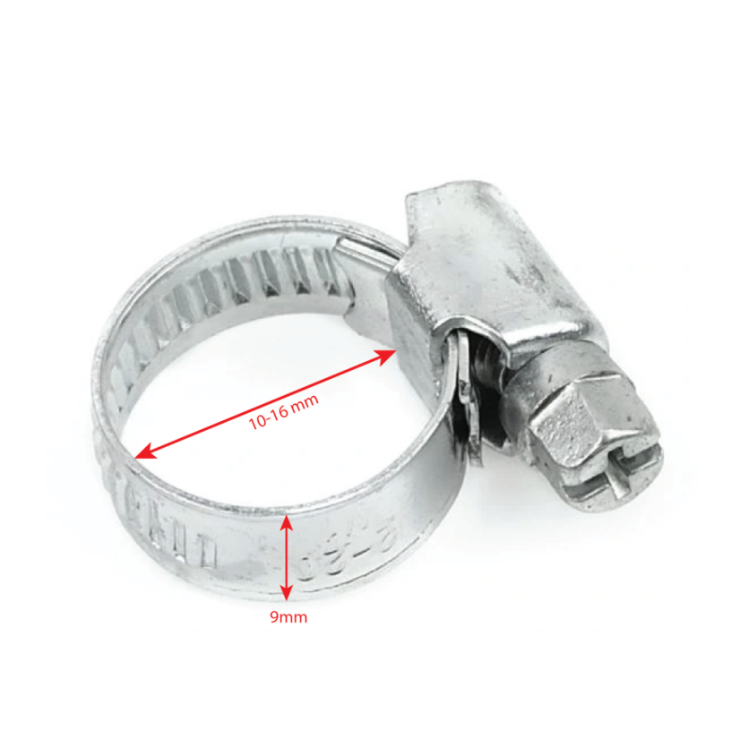 Tömlőbilincs 9mm 10-16mm 1db G17301