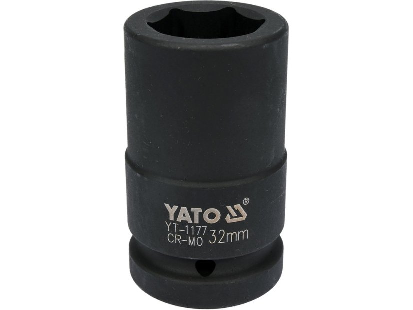 Ütvecsavarozó dugókulcs 32mm 1" 90mm YT-1177
