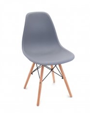 Stuhl in Grau skandinavischer Stil CLASSIC