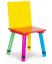 Детска дървена маса Цвят + 2 стола