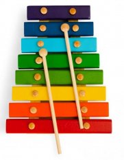 Fából készült  xilofon gyerekeknek Happy