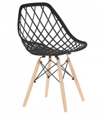 Jedilni stol v skandinavskem slogu Black String