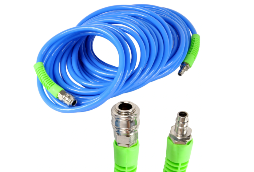 Pneumatikus kompresszor tömlő PU 12x8mm 20m BLUE