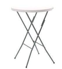 Cateringový stůl 80cm Bílý