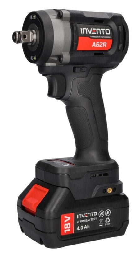 Akkus ütvecsavarozó 18V 680 Nm + 2x4,0 Ah akkumulátor A62R 1/2"
