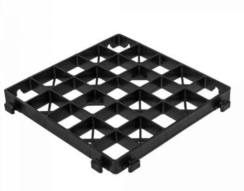 Pritrdilne ploščice za tlakovanje 33,3x33,3cm Black OPTIMAL GRID