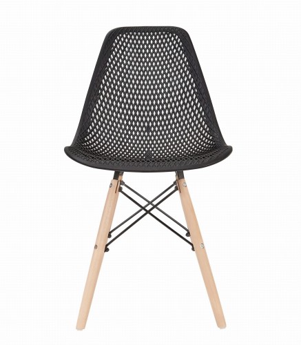 Jedilni stol v skandinavskem slogu Black Grid