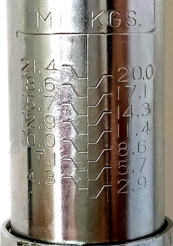 Nyomatékkulcs 3/8" 19-110Nm 375mm TA4108