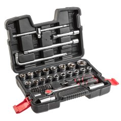 Csillagvilláskulcs-készlet 1/4", 1/2", 47 db 38D550