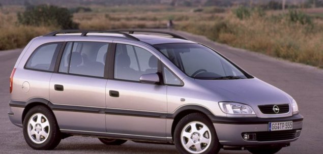 Könyöktámasz Opel ZAFIRA A 1999 - 2005, fekete, textil borítás