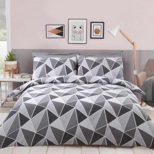 Pamučna posteljina Grey Umbrae 140x200 cm