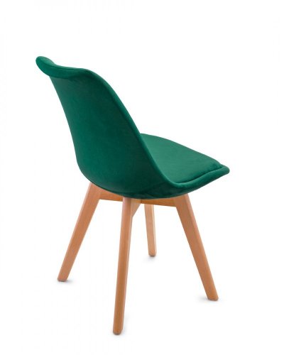 Трапезни столове 4бр Скандинавски стил Зелен Glamor