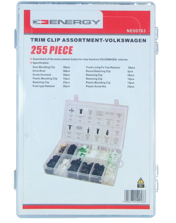 Műanyag patent készlet VW 225db NE00763