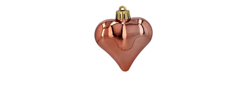 Karácsonyi gömbök 35db Copper
