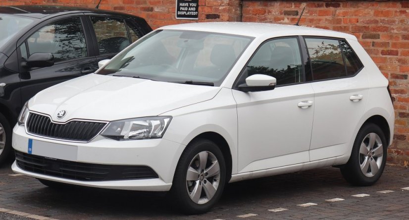Capac pentru cotieră Škoda FABIA 3, piele-eco, gri