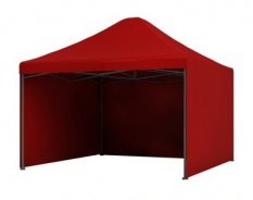 Škarjasti šotor 2,5x2,5 rdeči SQ