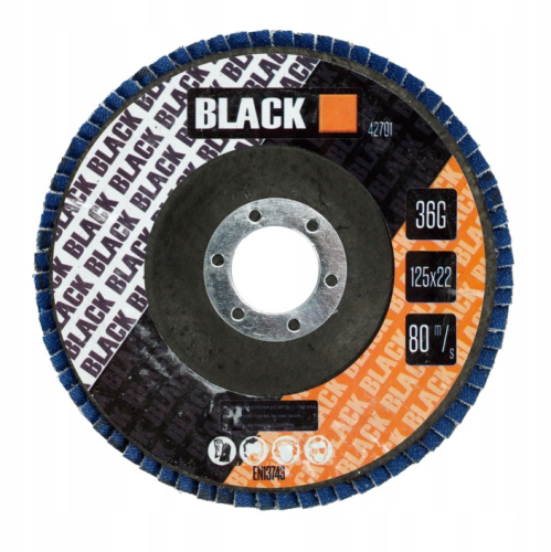 Lamelna brusna ploča 125 mm 60 metal Blacktool 42701-60