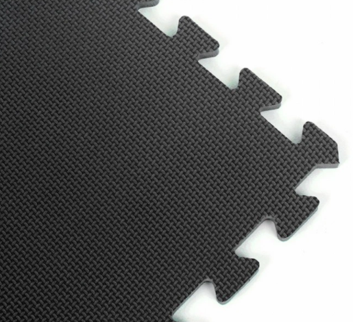 Saltea tip puzzle pentru exerciții fizice 122x122x1cm Black