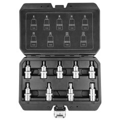 Gola sada 1/2" torx 55mm, 9 ks sada 08-707