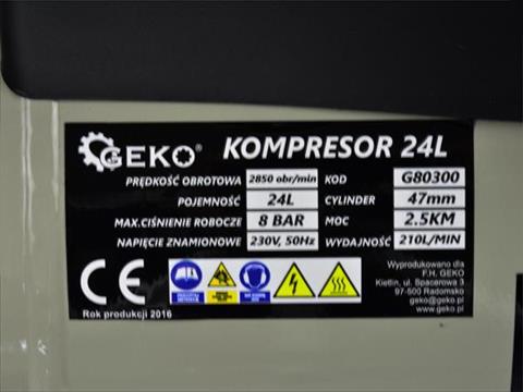 Kompresor 24L - olje GEKO