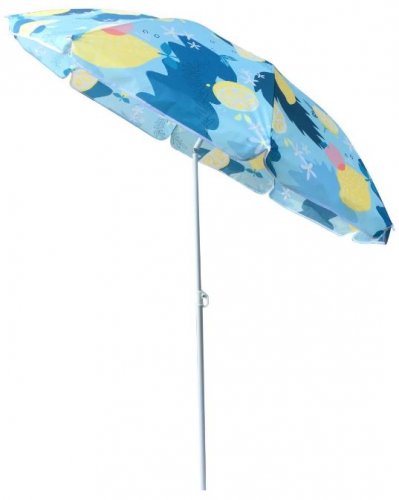 Плажен чадър 160 см лимон