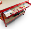 Delovna miza ponk za delavnico 115x55x140 cm Red HD17726