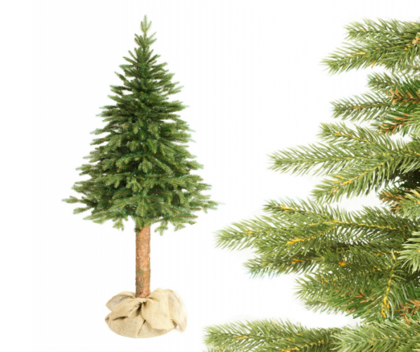 Weihnachtsbaum mit Stamm Fichte PE 180 cm Royal