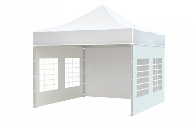 Sklopivi šator (pop up) 3x3 bijeli Premium quality