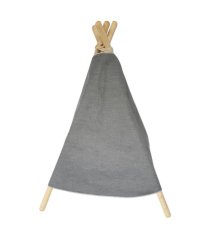 Cort TeePee pentru animale 40x40cm Wooden Hut