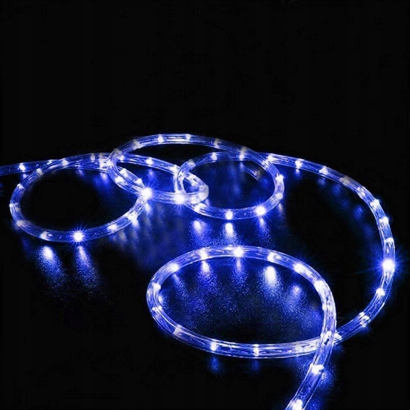 Karácsonyi LED fénycső 20 m 480 LED 8 funkcióval Kék