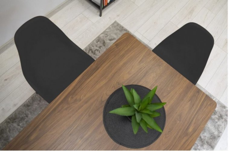 Комплект черни столове в скандинавски стил DARK CLASSIC 3+1 БЕЗПЛАТНО!