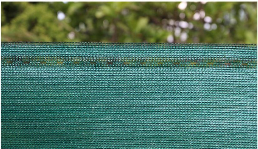 Árnyékoló háló sötétzöld 2x50m 90% árnyék