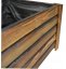 Дървена саксия Кафява 38x38x25cm