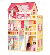 Pravljična hiška za lutke PINK HOUSE