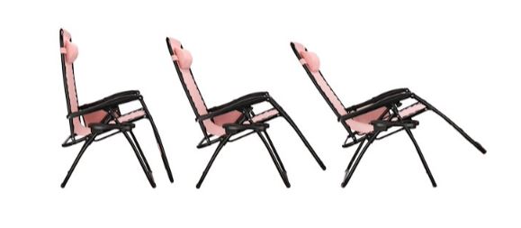 Állítható kerti szék PINK Comfort