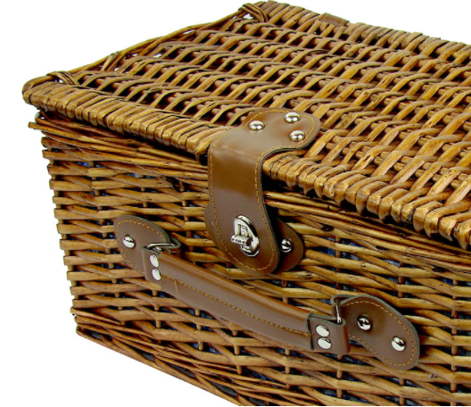 Плетена кошница за пикник Central park Brown за 4 души